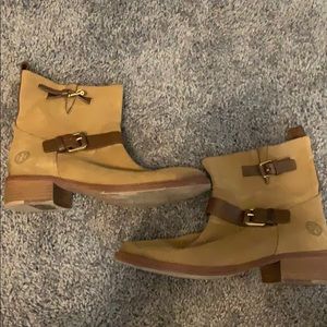 Tory Burch suede ankle booties